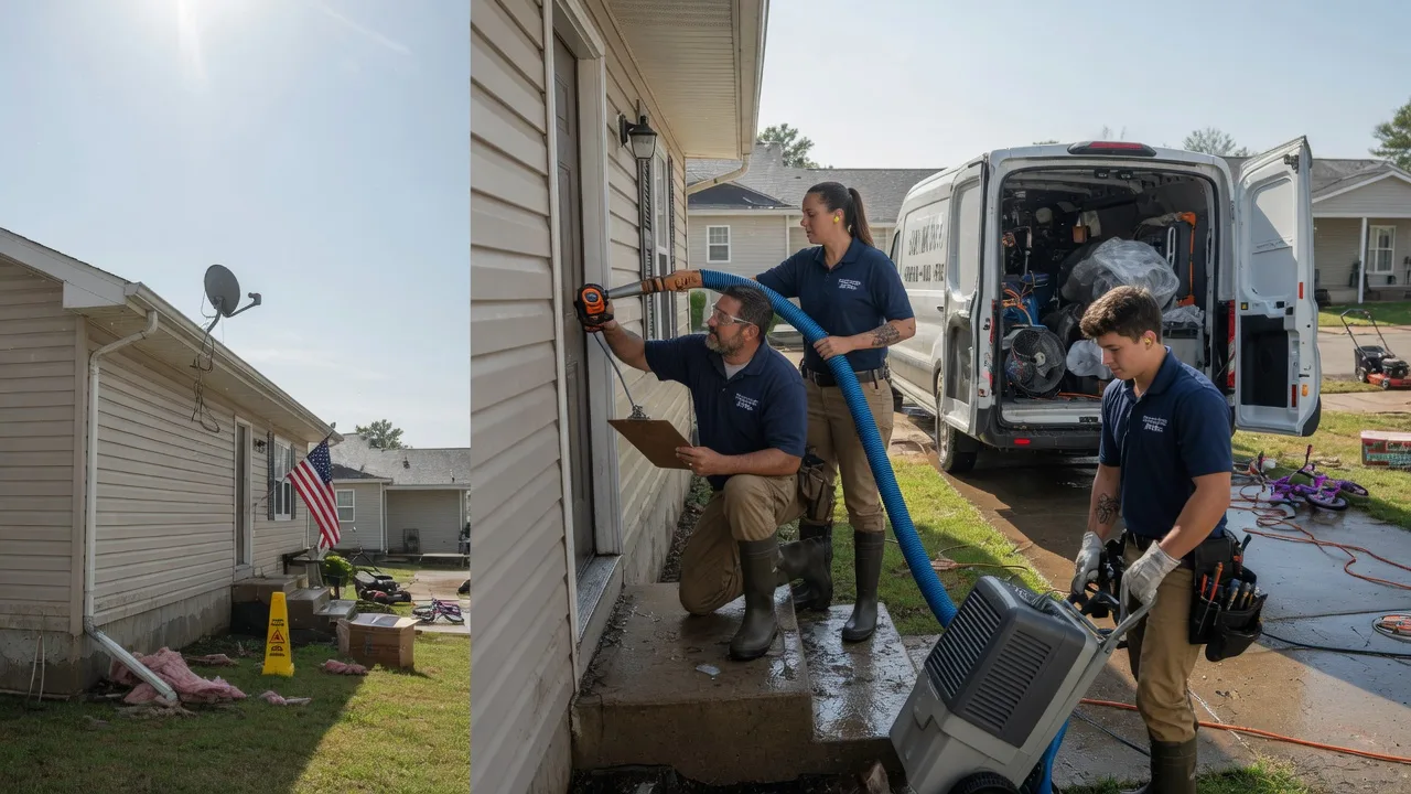 Ceiling Water Damage Restoration in Swanlake, ID near me